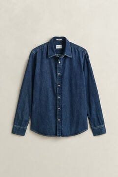 Denim Shirt — DARK BLUE WORN IN 1
