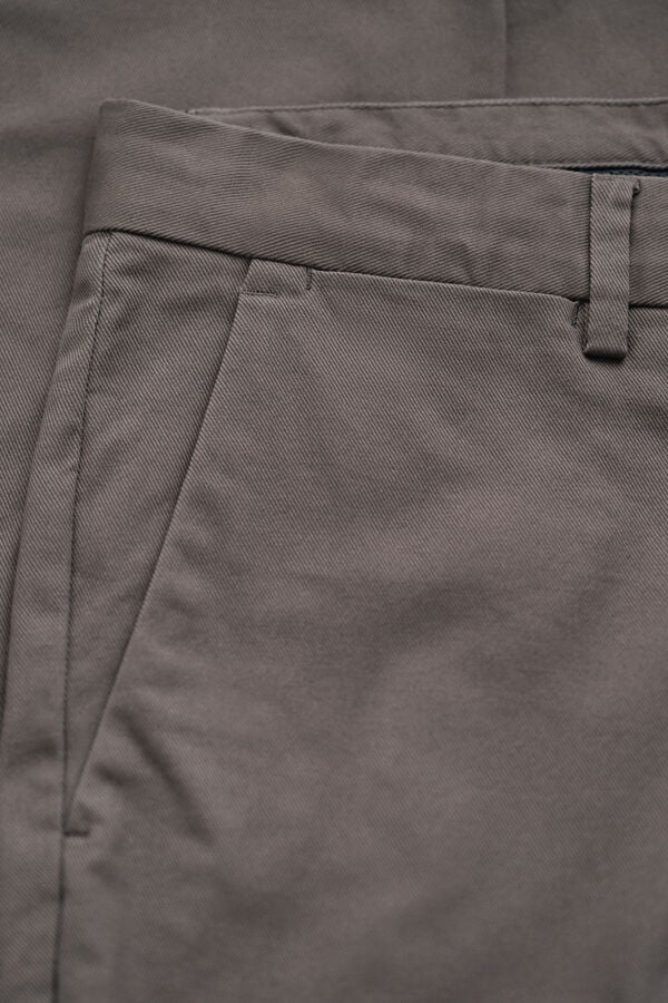 Slim Smart Chinos — DUSKY ANTHRACITE