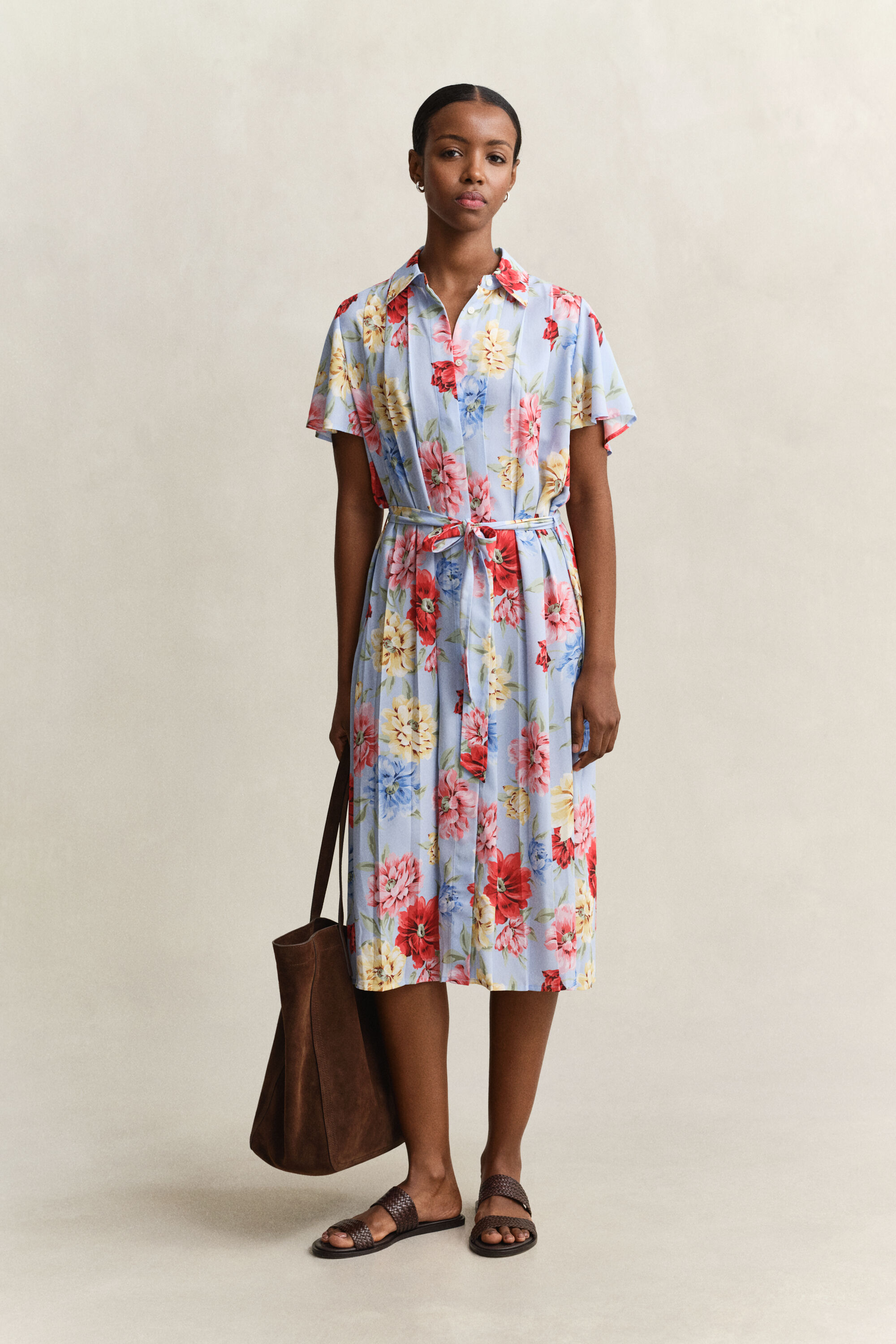 Floral Shirt Dress