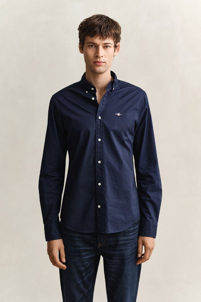 Slim Fit Classic Poplin Shirt