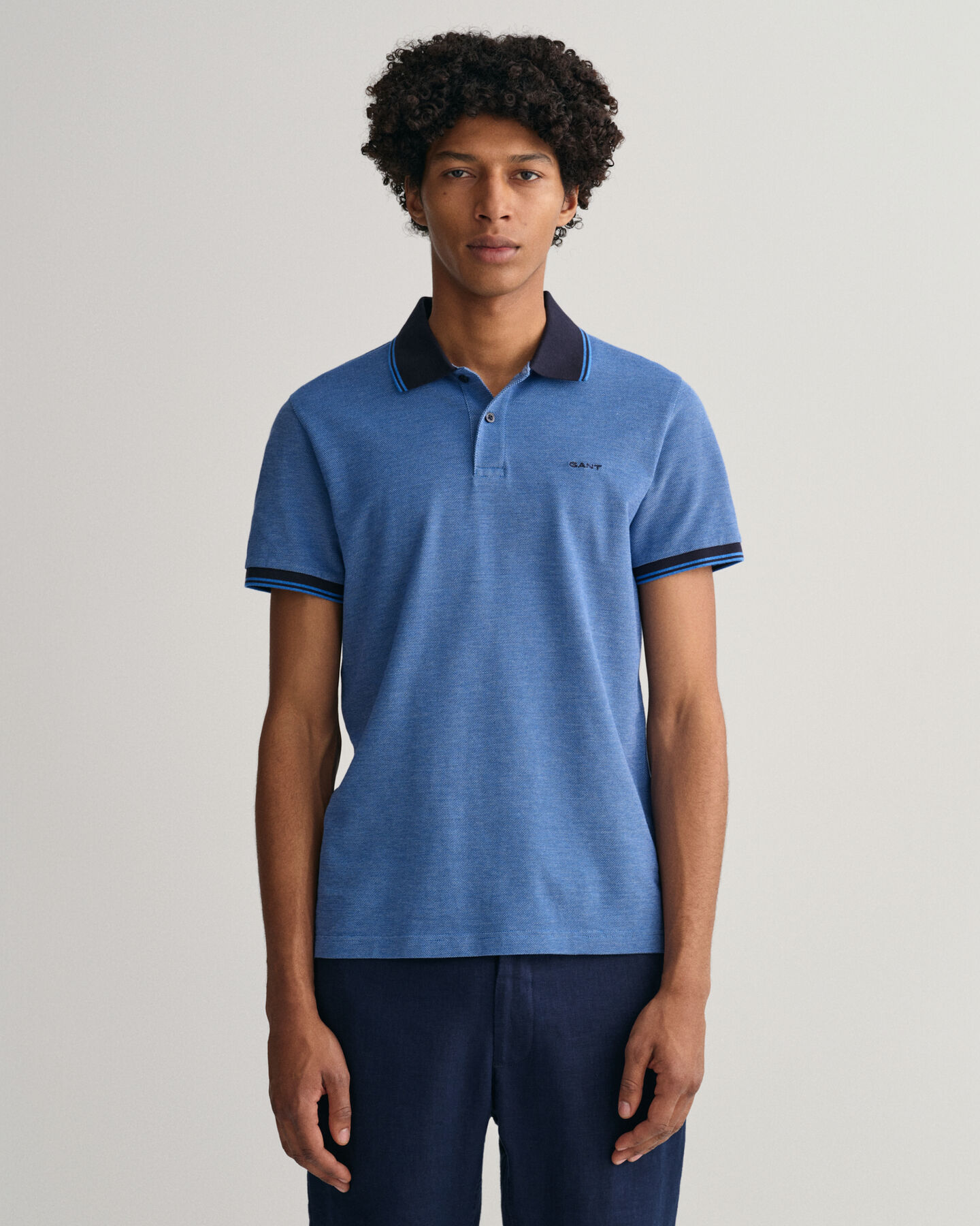 4-Color Oxford Piqué Polo Shirt - GANT
