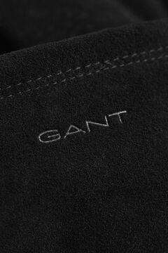 Cashmere Lined Suede Gloves — BLACK 1