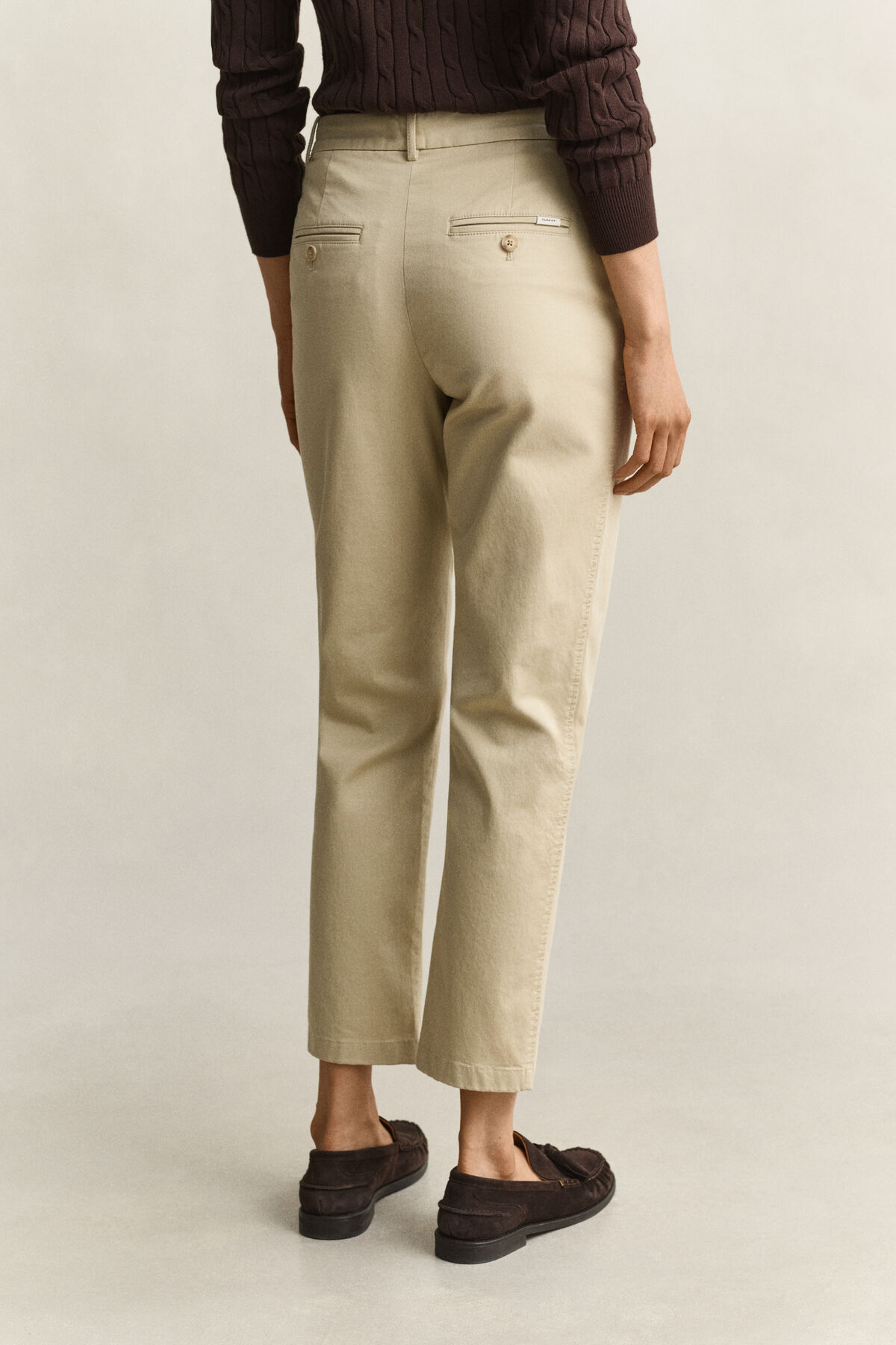 Classic Slim Chinos — OAT BEIGE