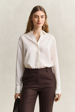 Back Fold Detail Shirt — EGGSHELL 5