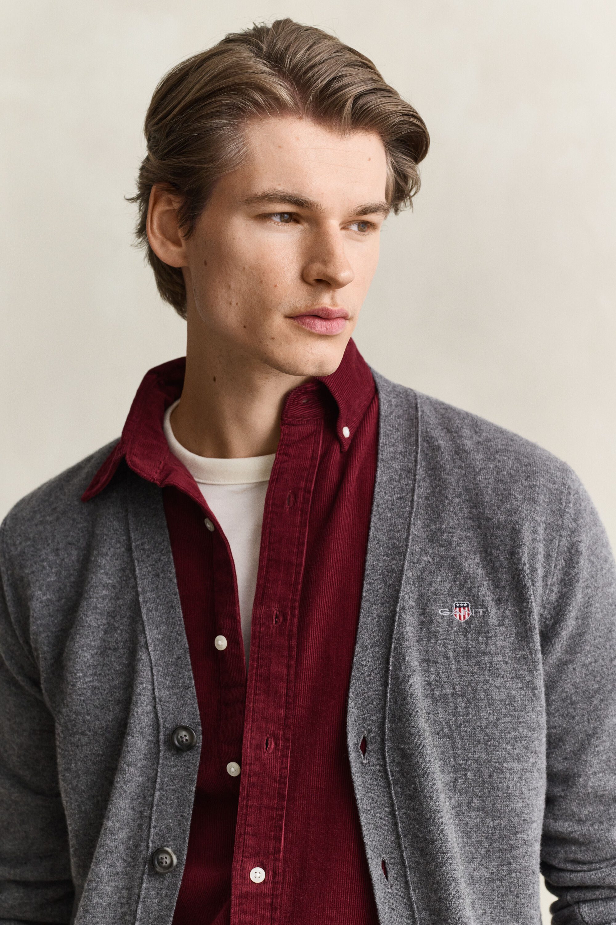 Lambswool V-Neck Cardigan