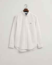 Regular Fit Micro Print Oxford Shirt