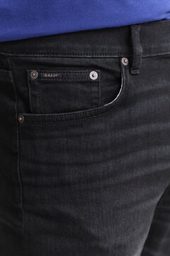 Slim Jeans — BLACK BROKEN IN 3