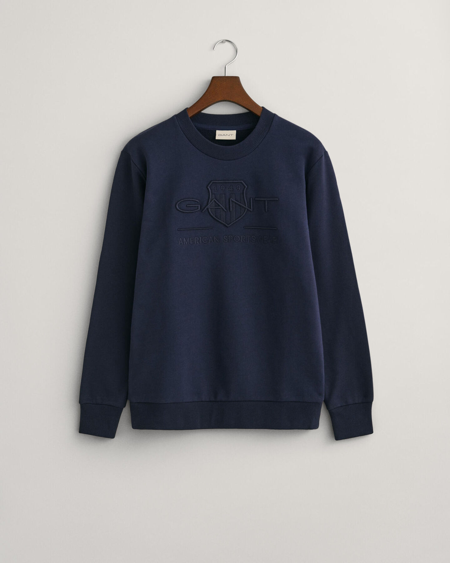 Gant Reg Tonal Shield C-neck Sweat Sudadera Para Hombre Y GANT Reg