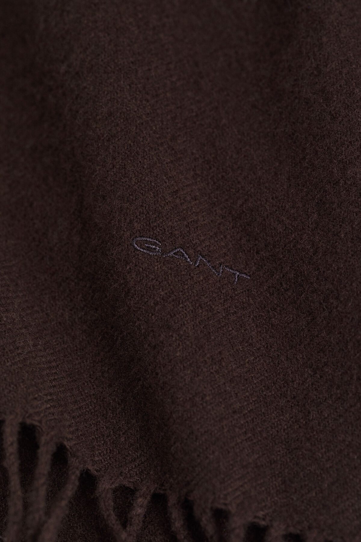 Wool Scarf — SHADOW BROWN