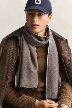 Herringbone Scarf — RICH BROWN 4