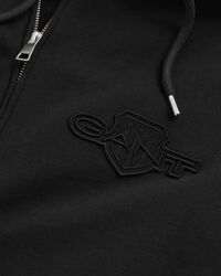 Tonal Shield Zip Hoodie