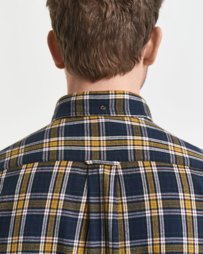 Regular Fit Checked Windblown Flannel Shirt