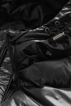 Shiny Down Jacket — BLACK 4