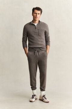 Cashmere Pants — STONE MELANGE 6