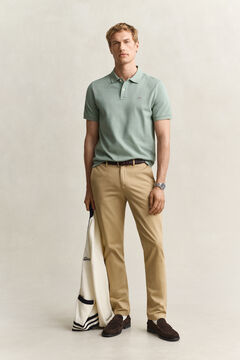Slim Smart Chinos — DARK KHAKI 7