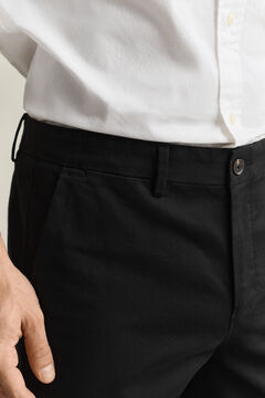 Slim Smart Chinos — BLACK 4