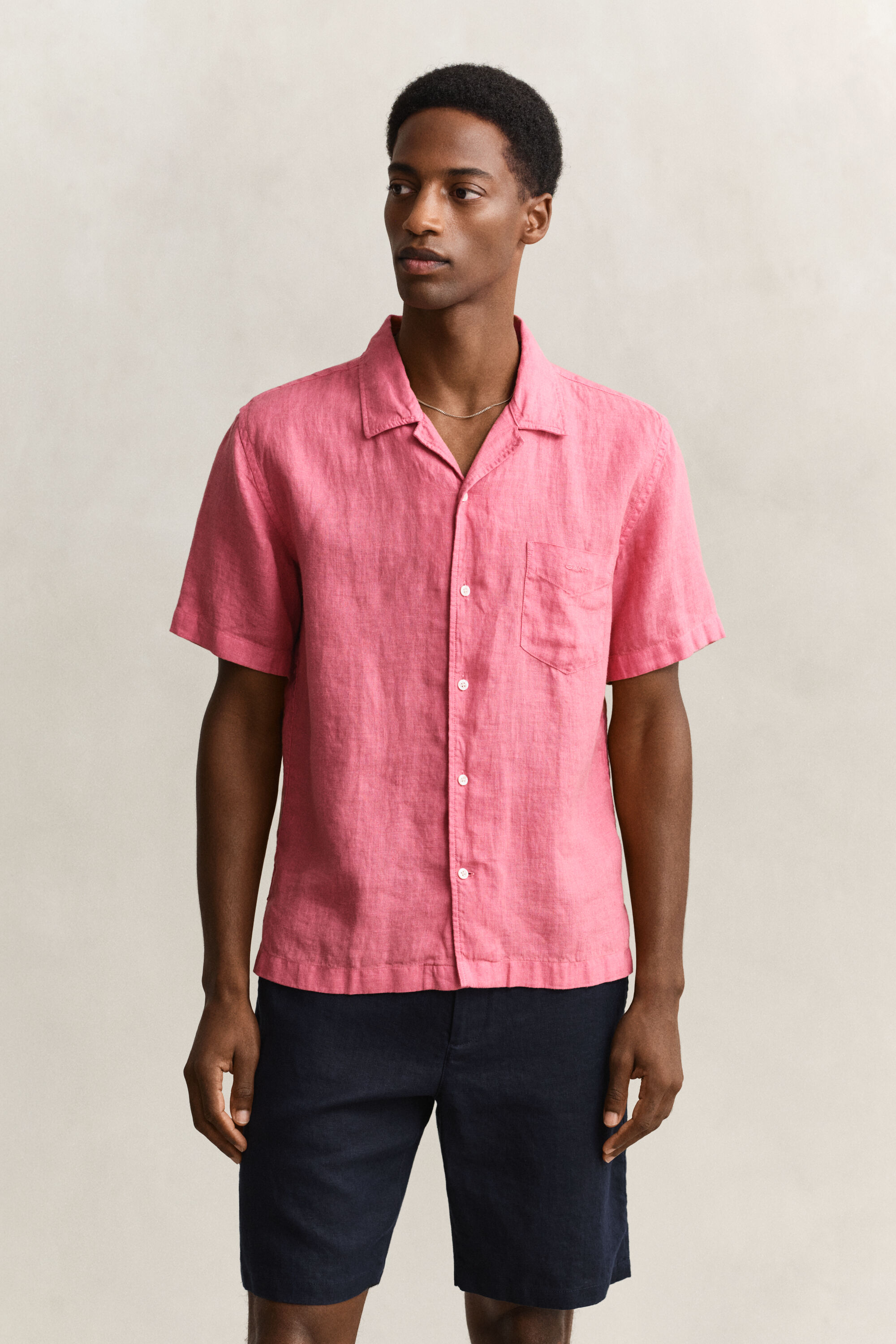 Short Sleeve Linen Shirt