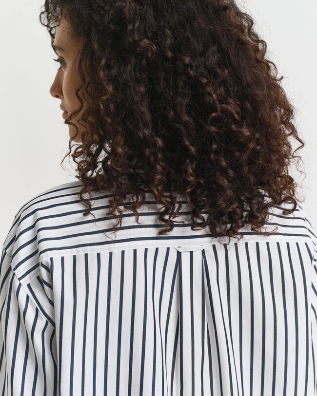 Relaxed Fit Classic Striped Poplin Shirt