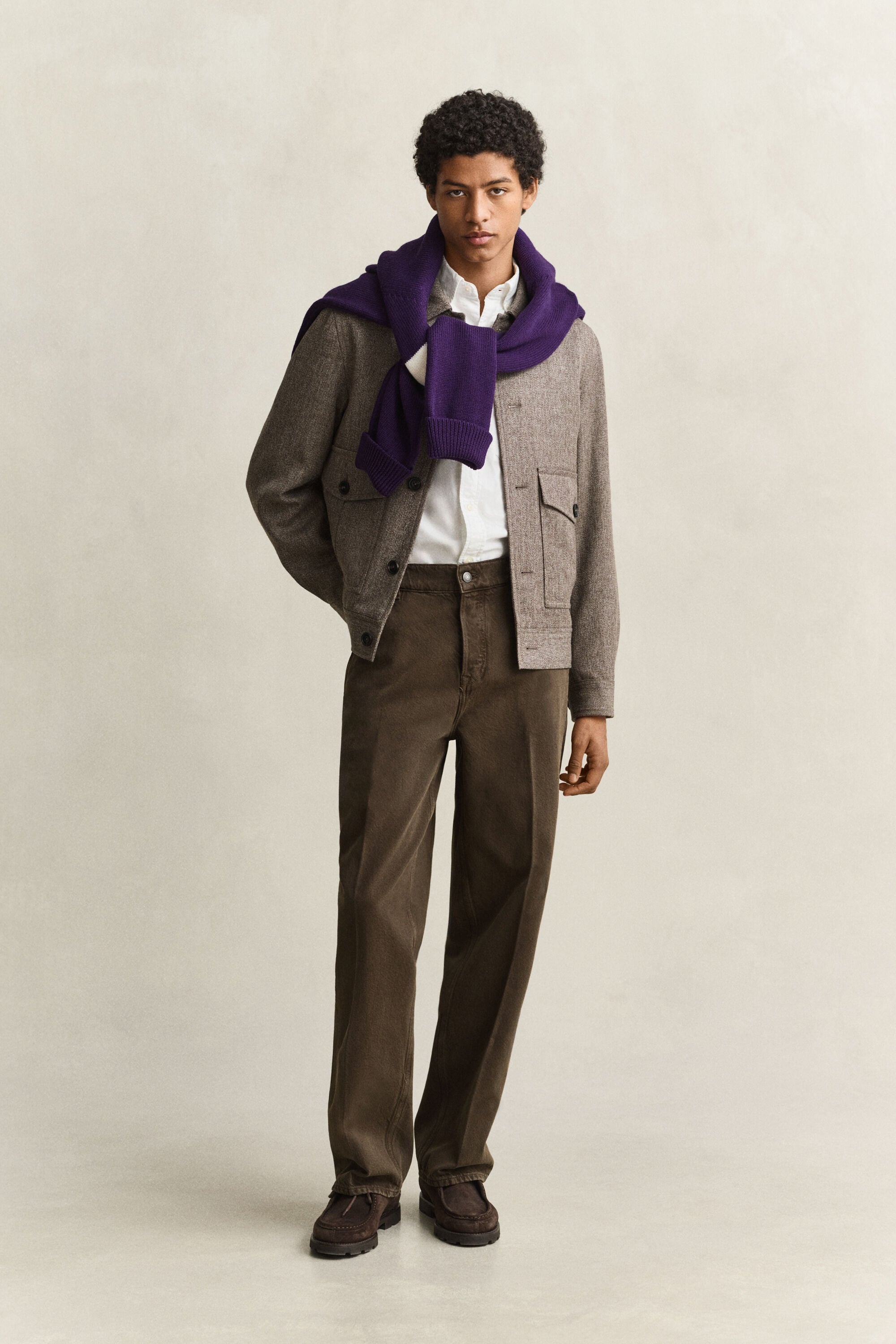Mélange Wool Jacket