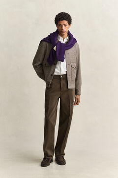 Mélange Wool Jacket — FADED TAUPE 8