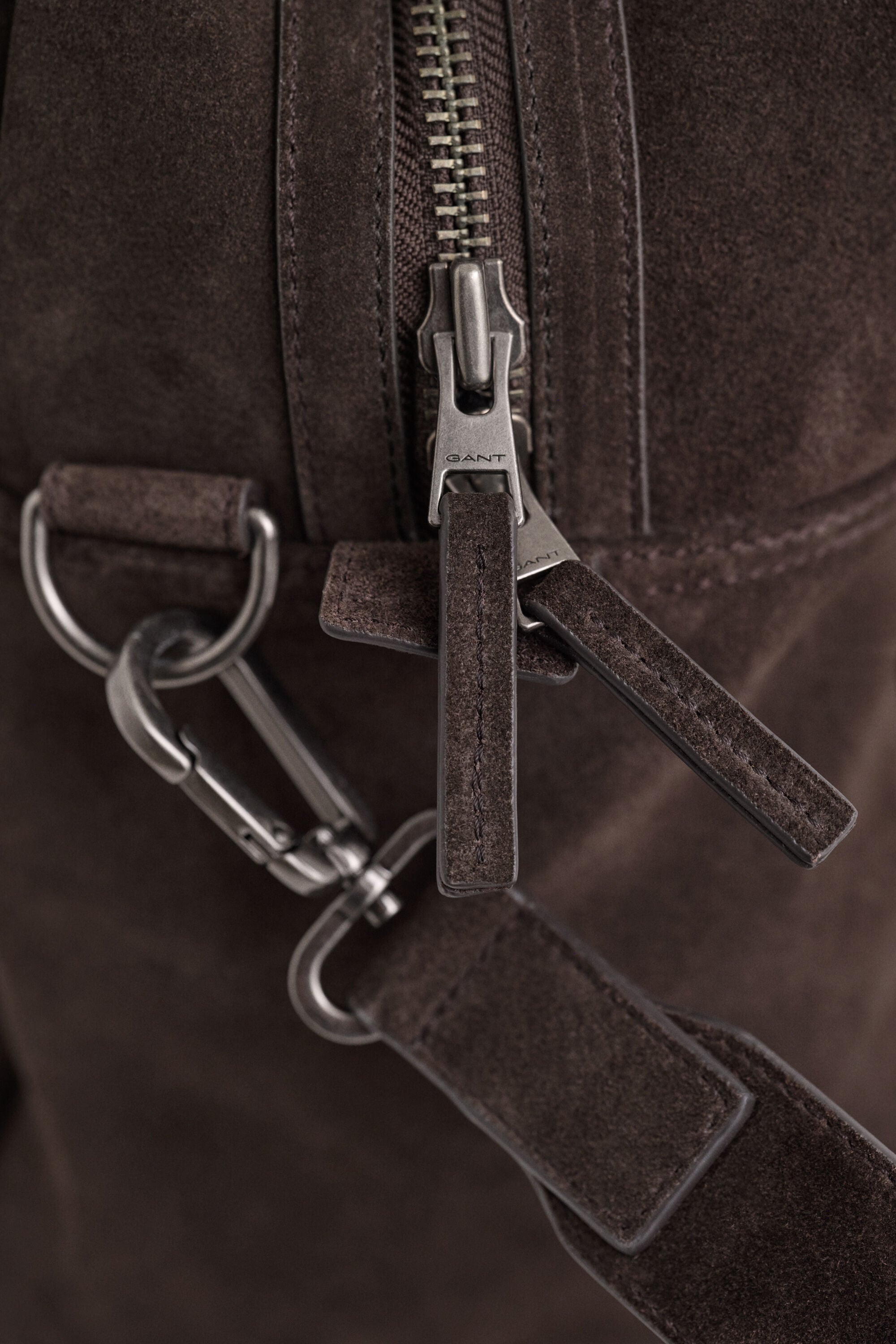 Suede Duffel Bag