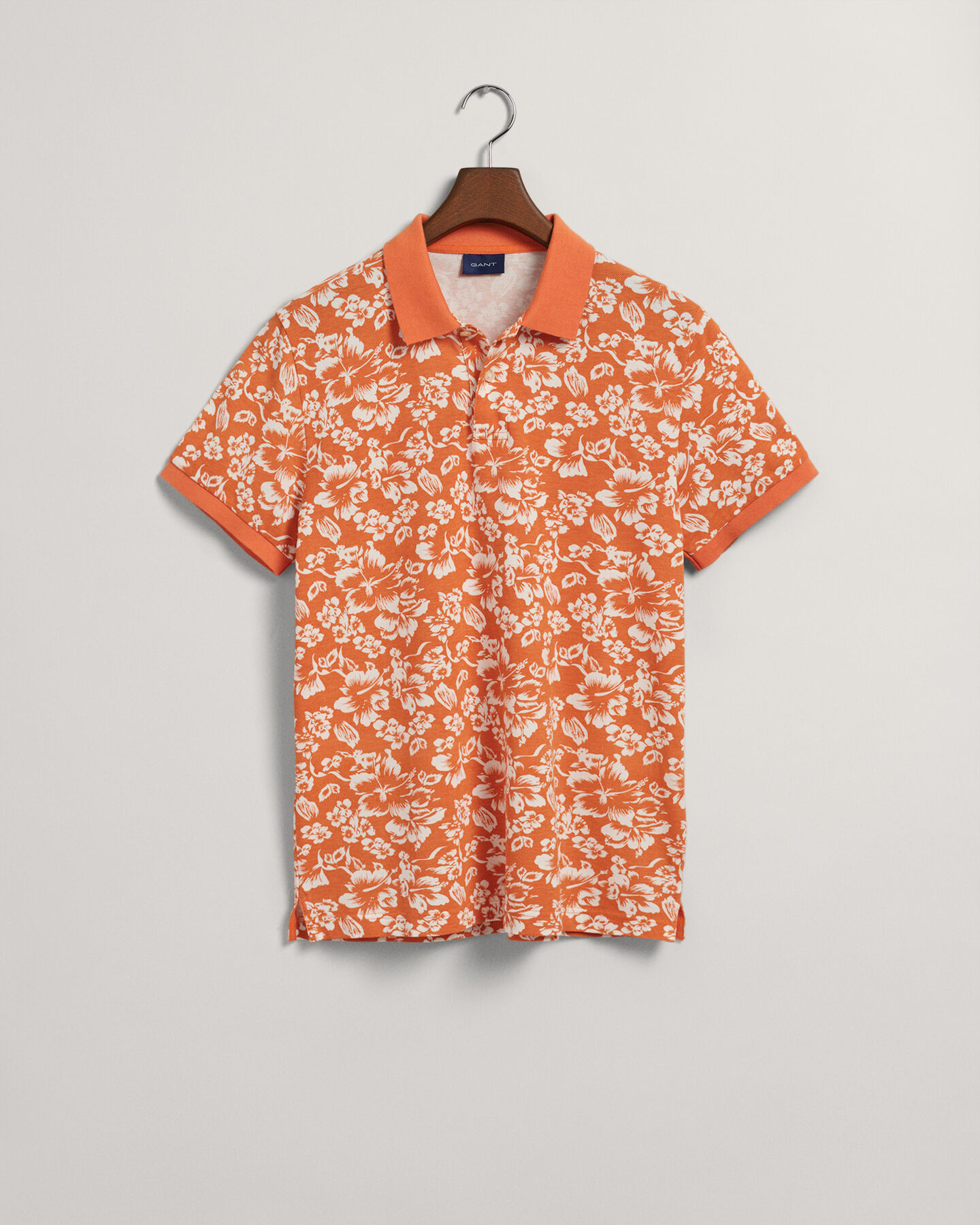 Piqué Shirt Polo GANT Print Floral -