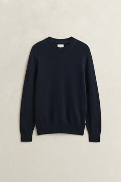 Supima Cotton Sweater — EVENING BLUE 1