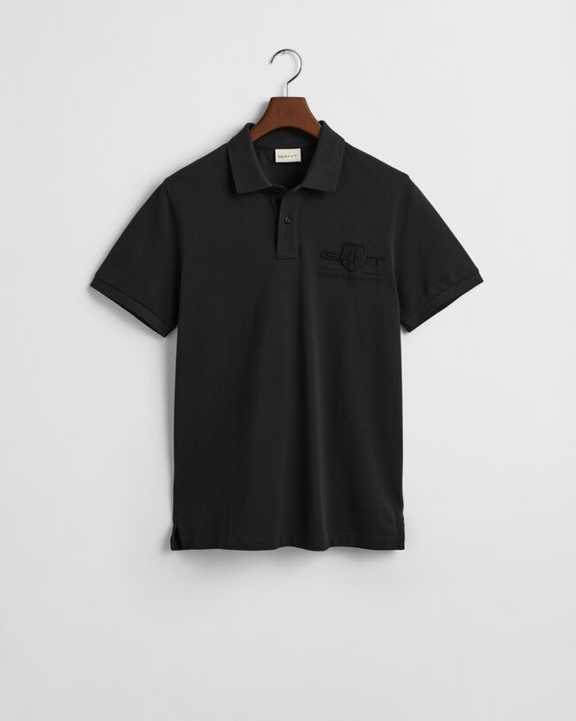 Tonal Shield Polo Shirt