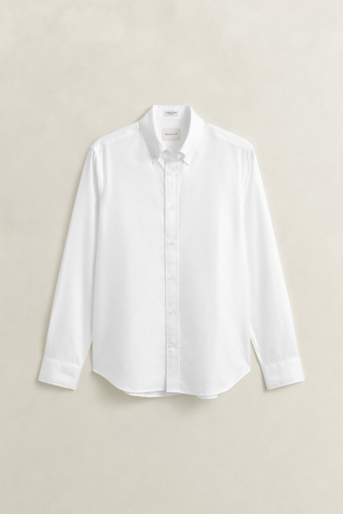 Twill Dress Shirt — WHITE