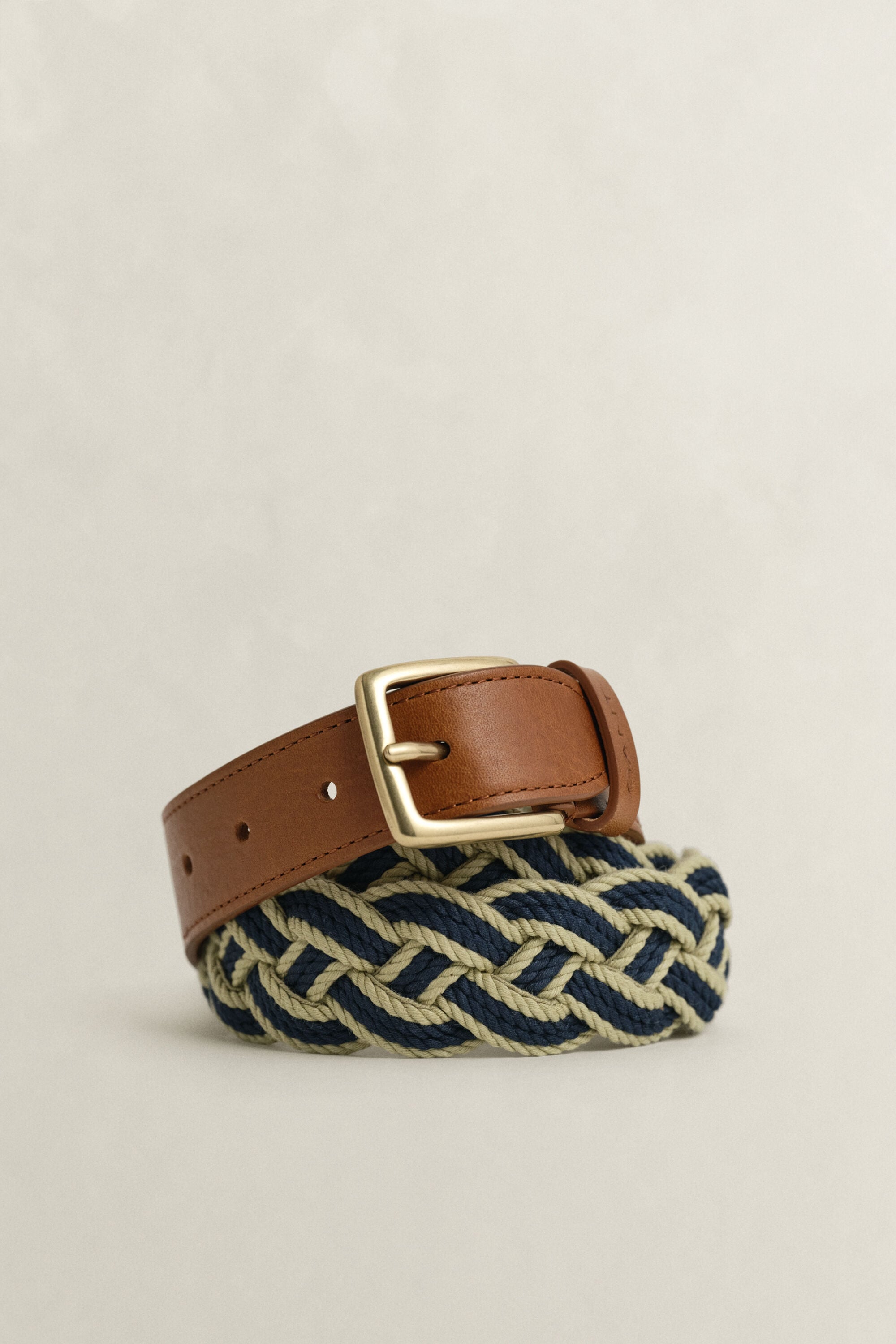Braided Contrast Belt