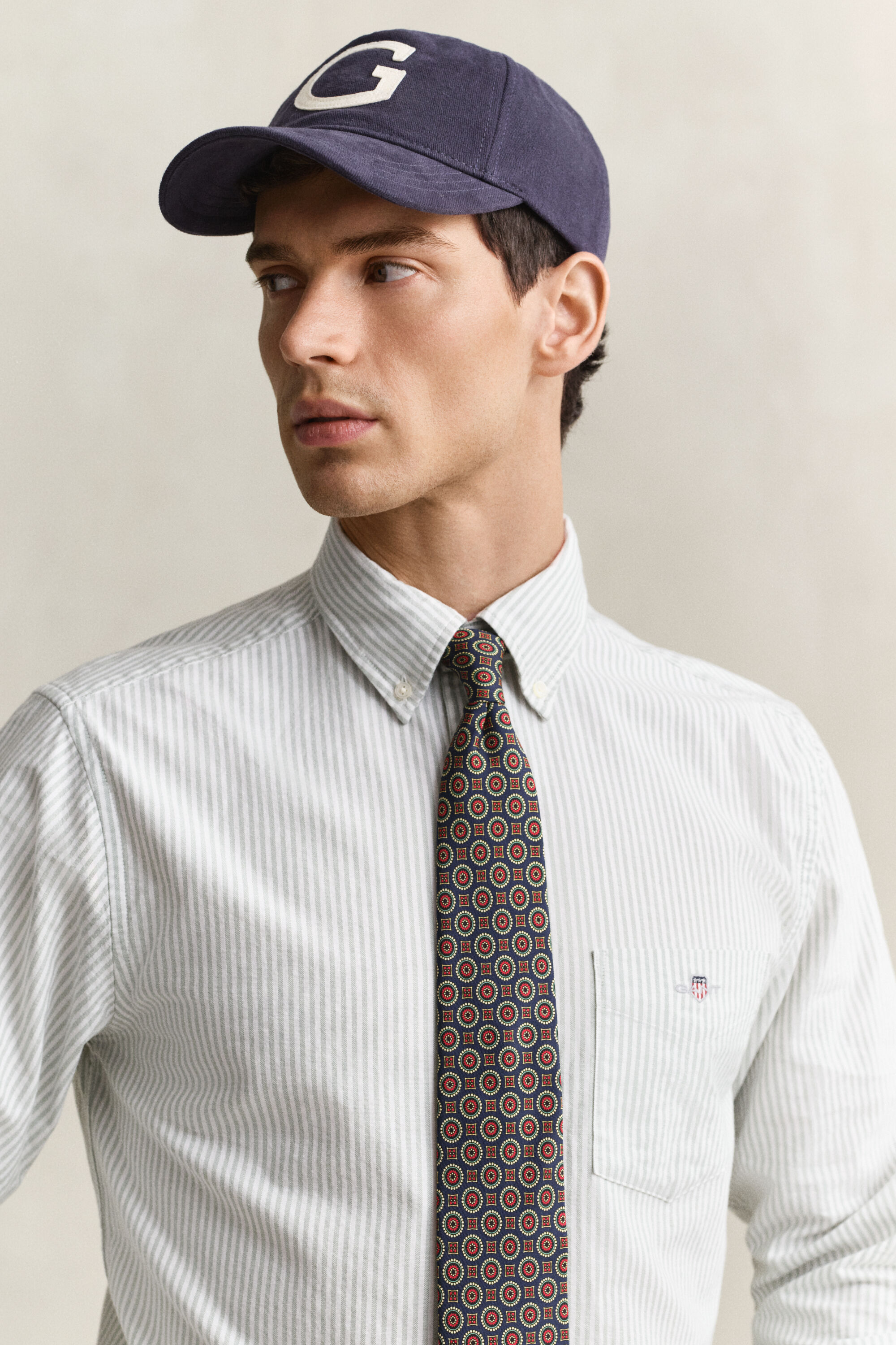 Banker Stripe Classic Oxford Shirt