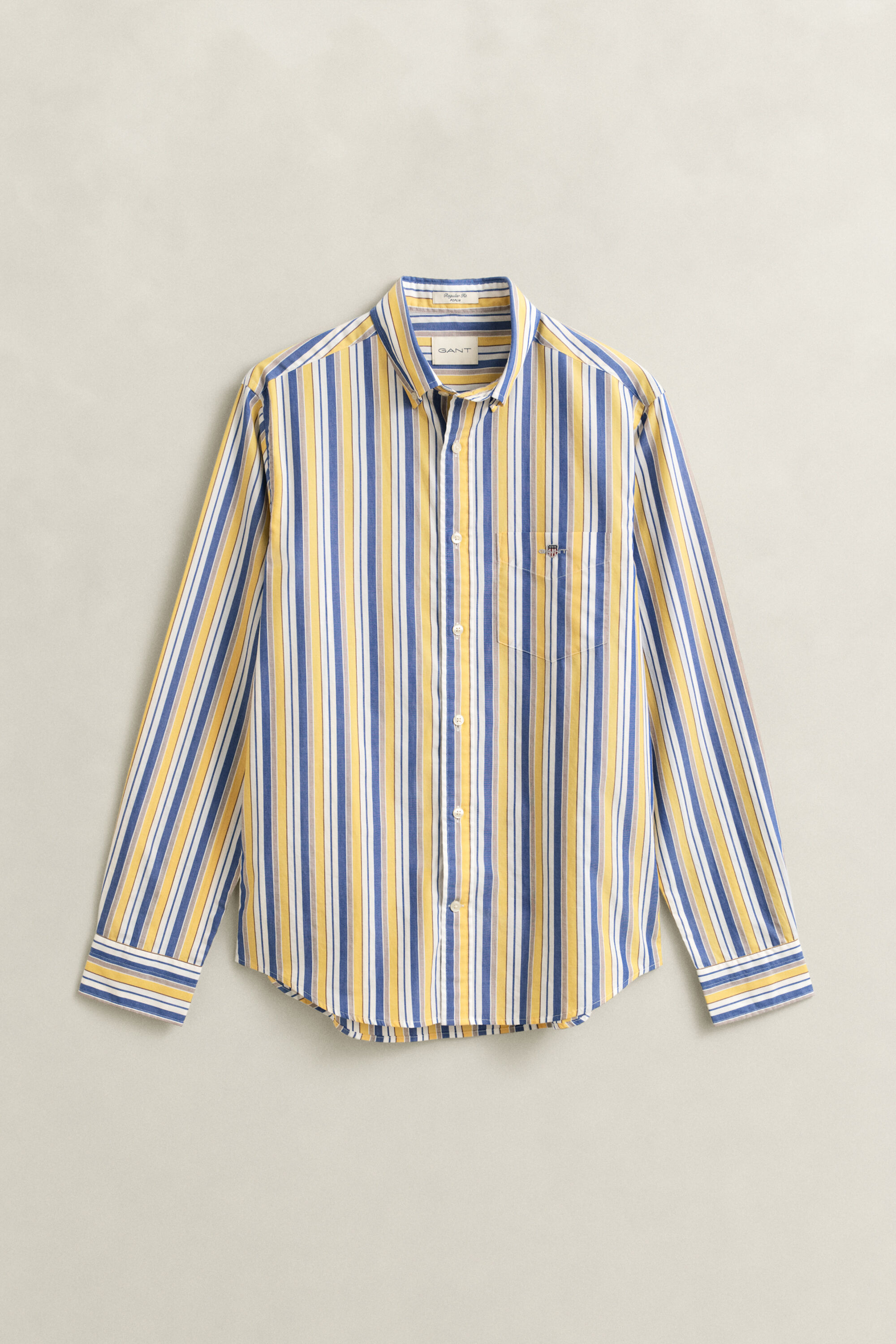Regular Fit Striped Poplin Shirt