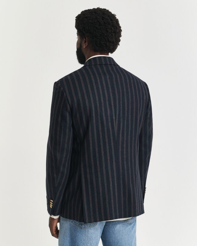 Striped Flannel Club Blazer