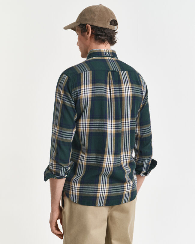 Regular Fit Windblown Flannel Check Shirt