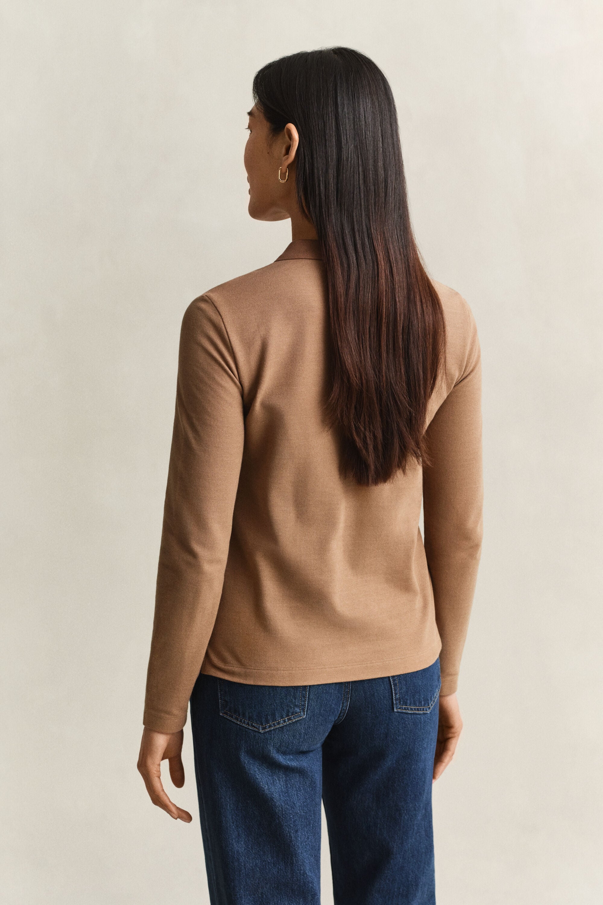 Argyle Long Sleeve Polo Shirt