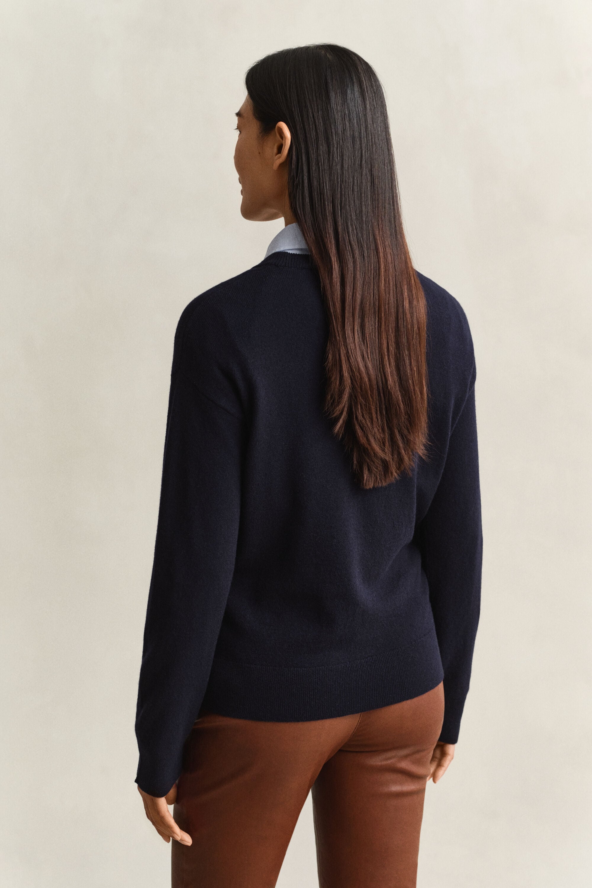 Superfine Lambswool Crew Neck Sweater