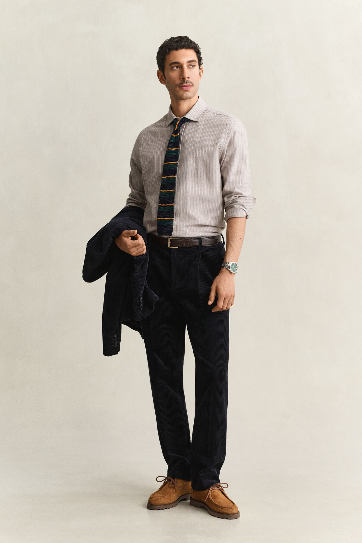 Corduroy Suit Pants — EVENING BLUE