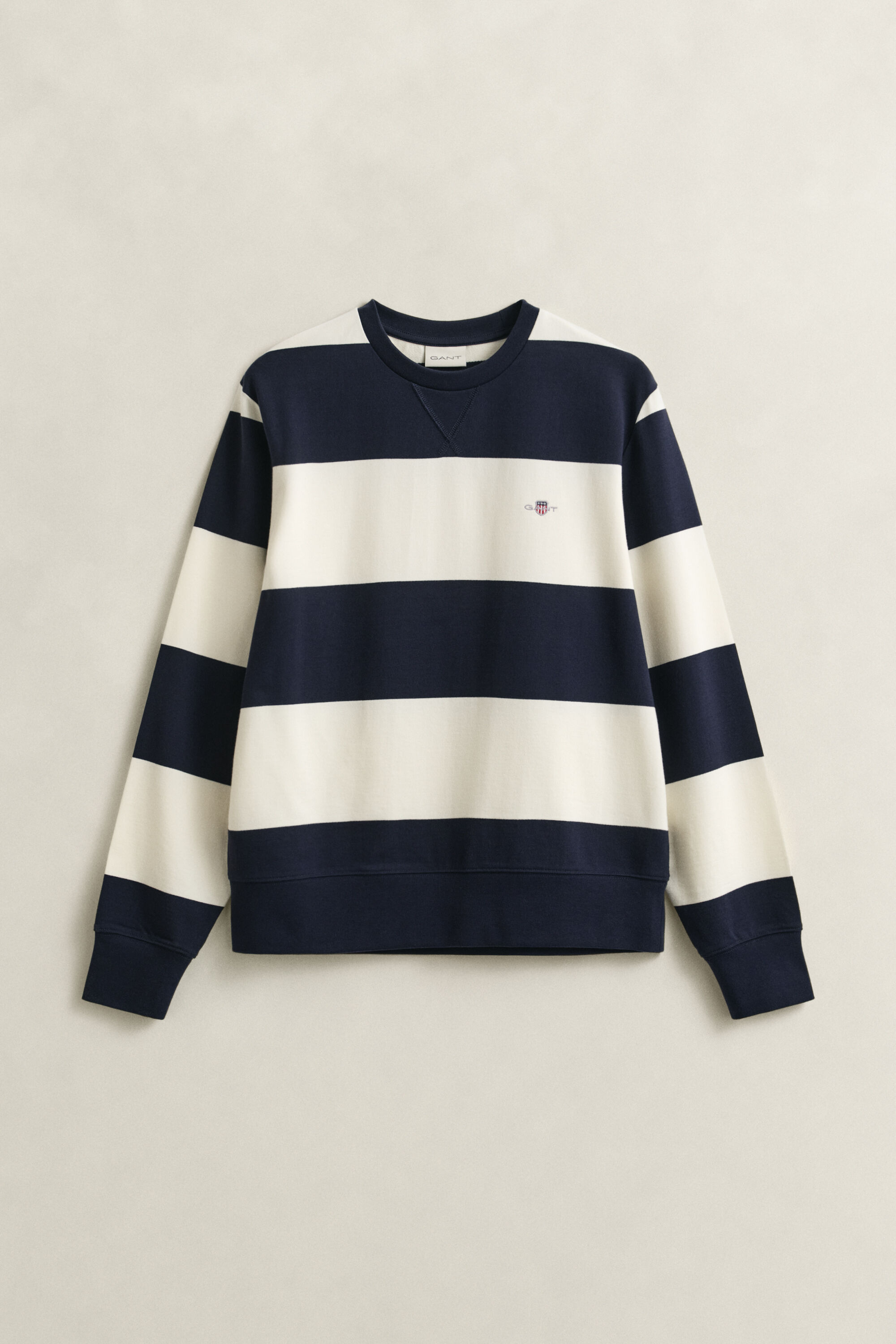 Striped Crew Neck Sweatshirt