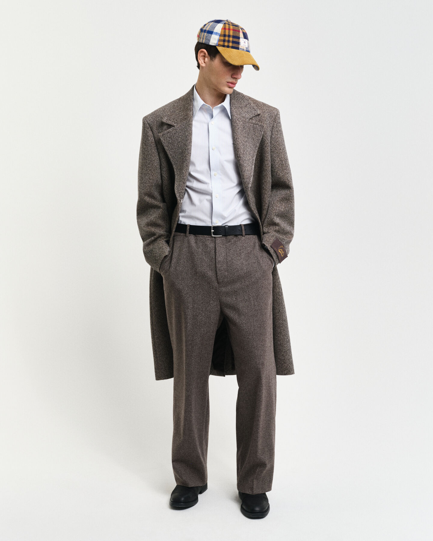 Slim Fit Striped Stretch Poplin Shirt