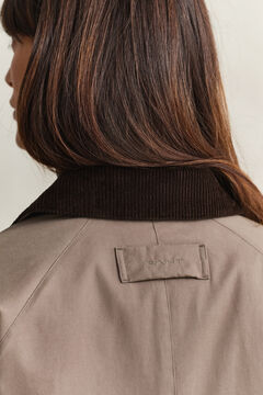 Waxed Car Coat — FADED TAUPE 5