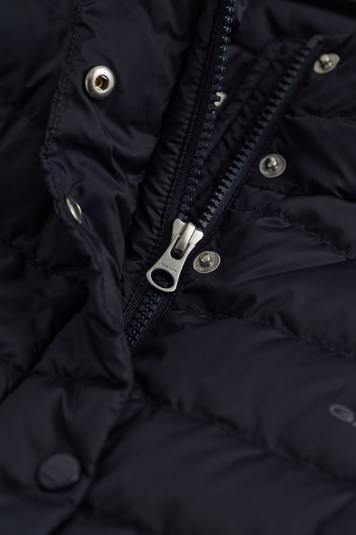 Light Down Coat — EVENING BLUE