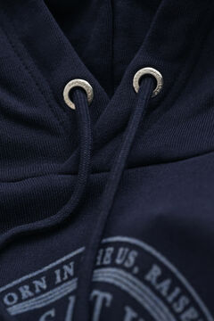 Seasonal Graphic Hoodie — EVENING BLUE 2