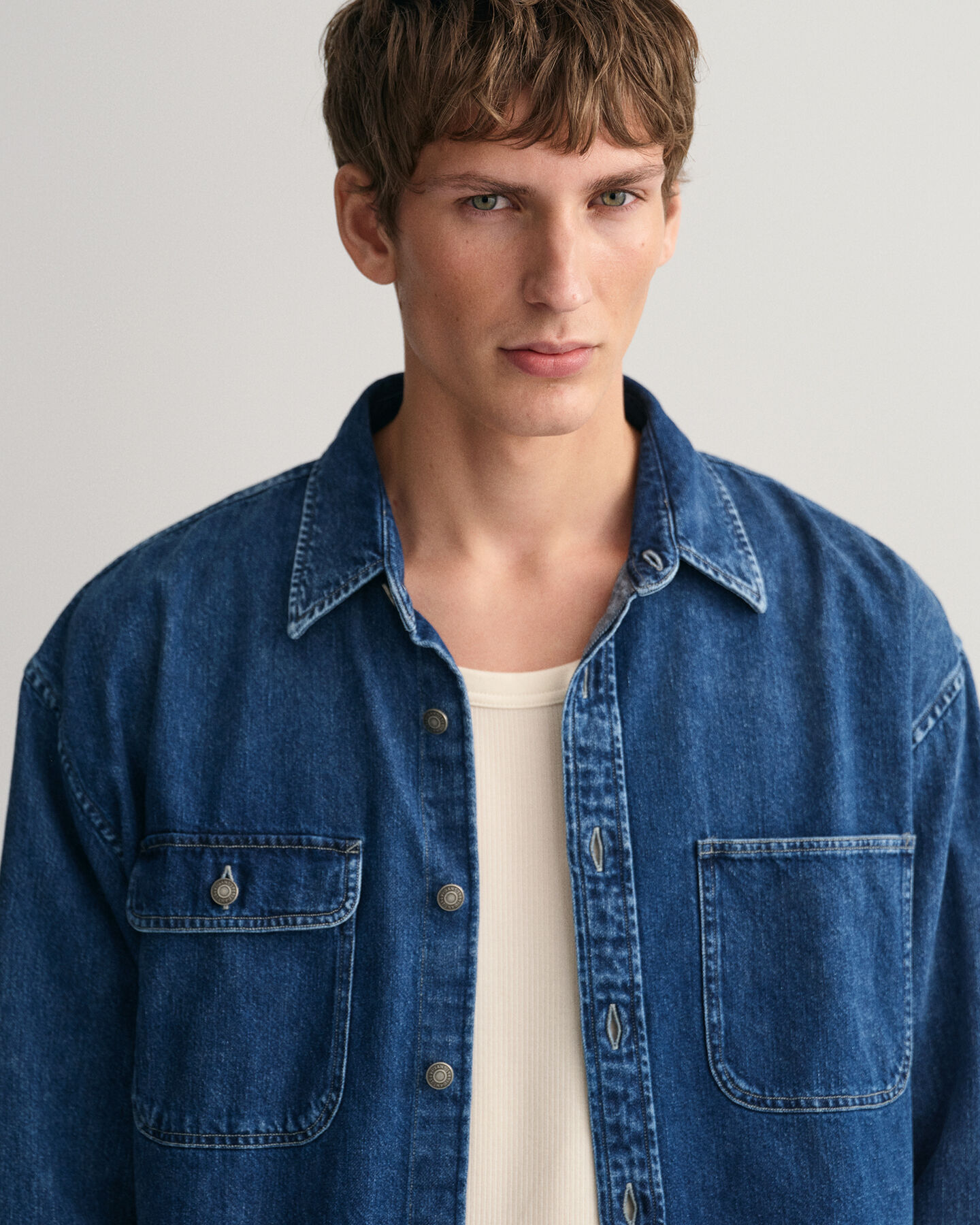 Oversized Denim Shirt