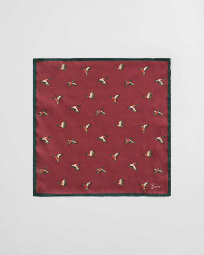 Duck Print Pocket Square