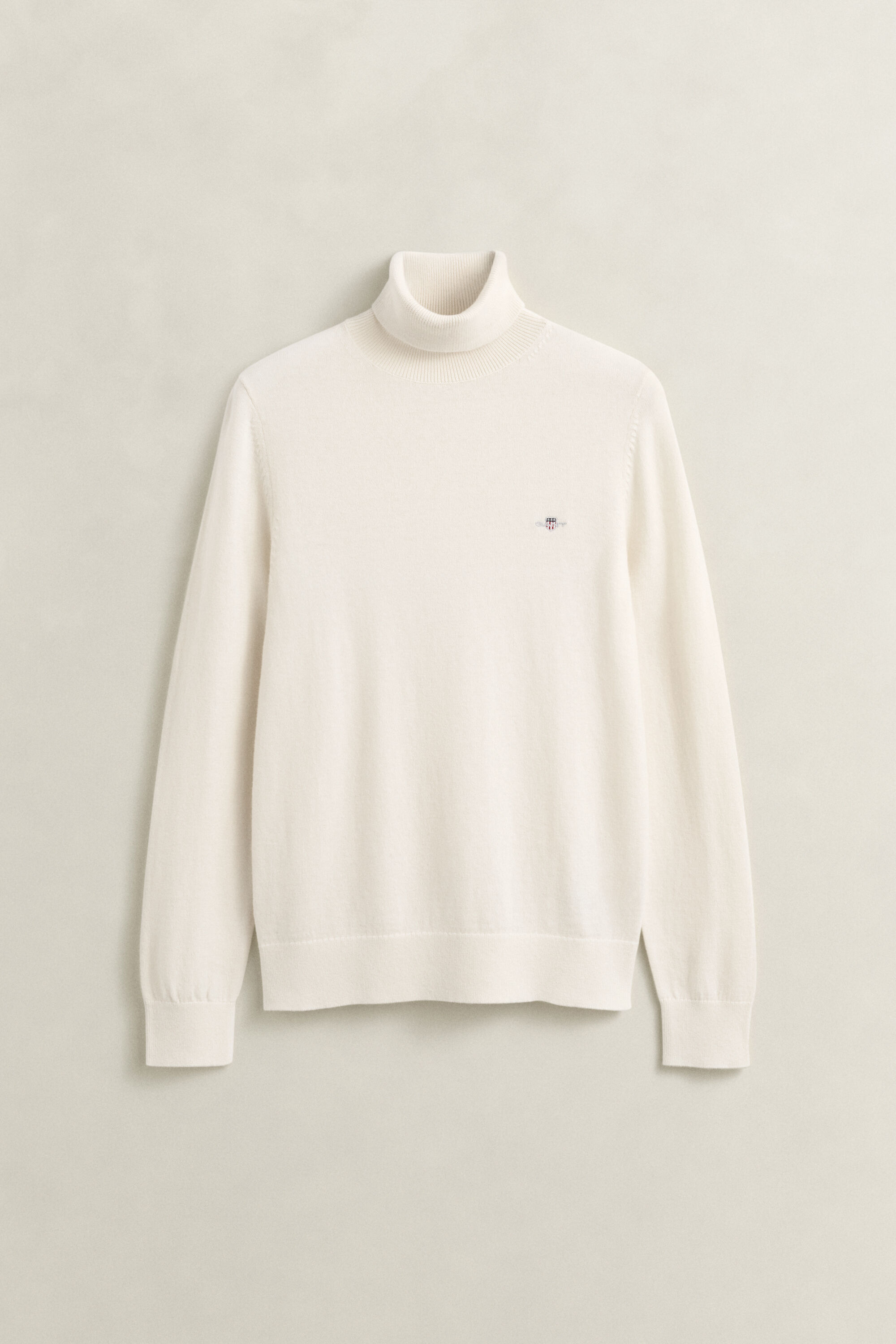 Wool Cotton Turtleneck Sweater