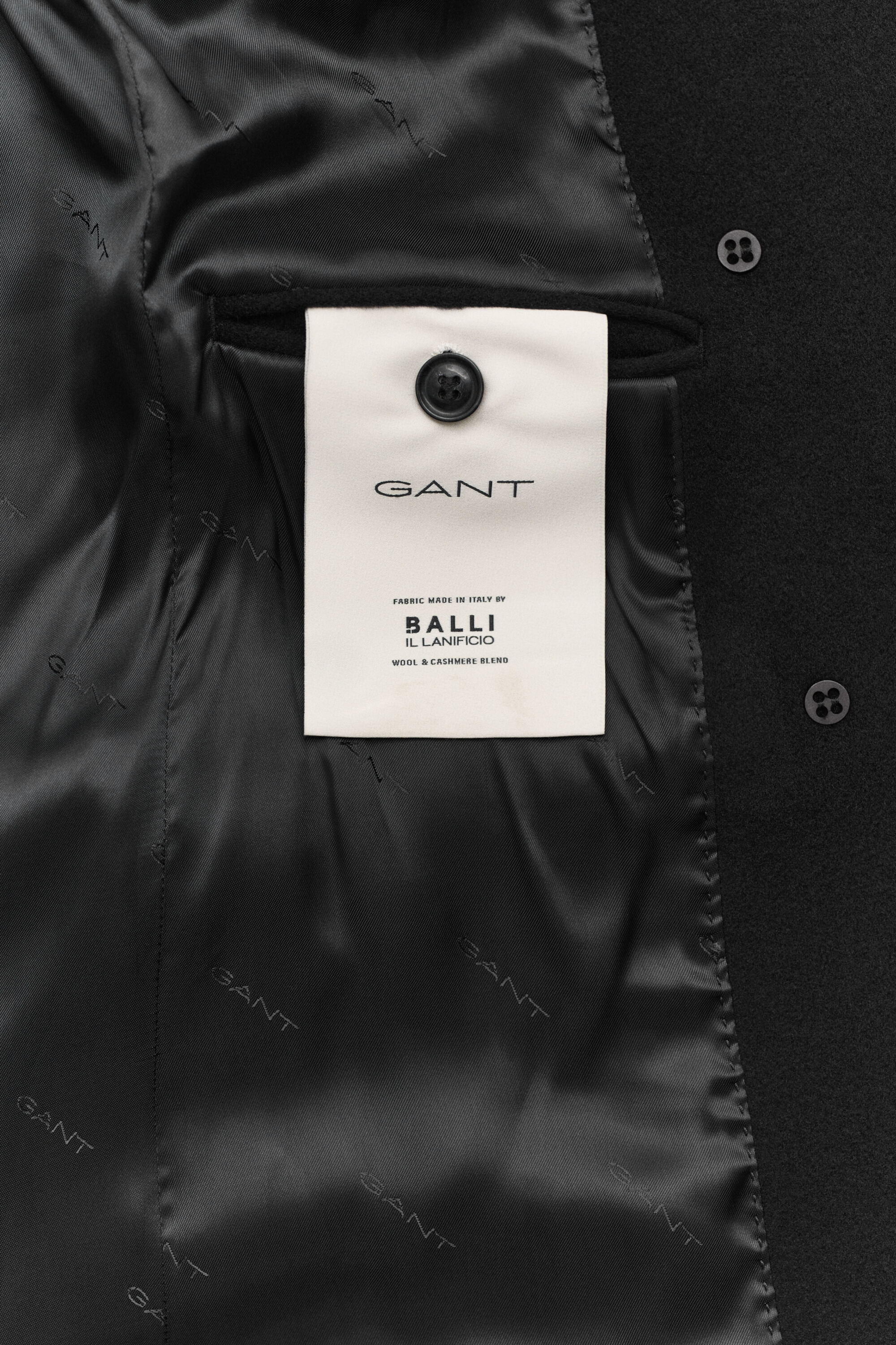 Wool Cashmere Blend Coat