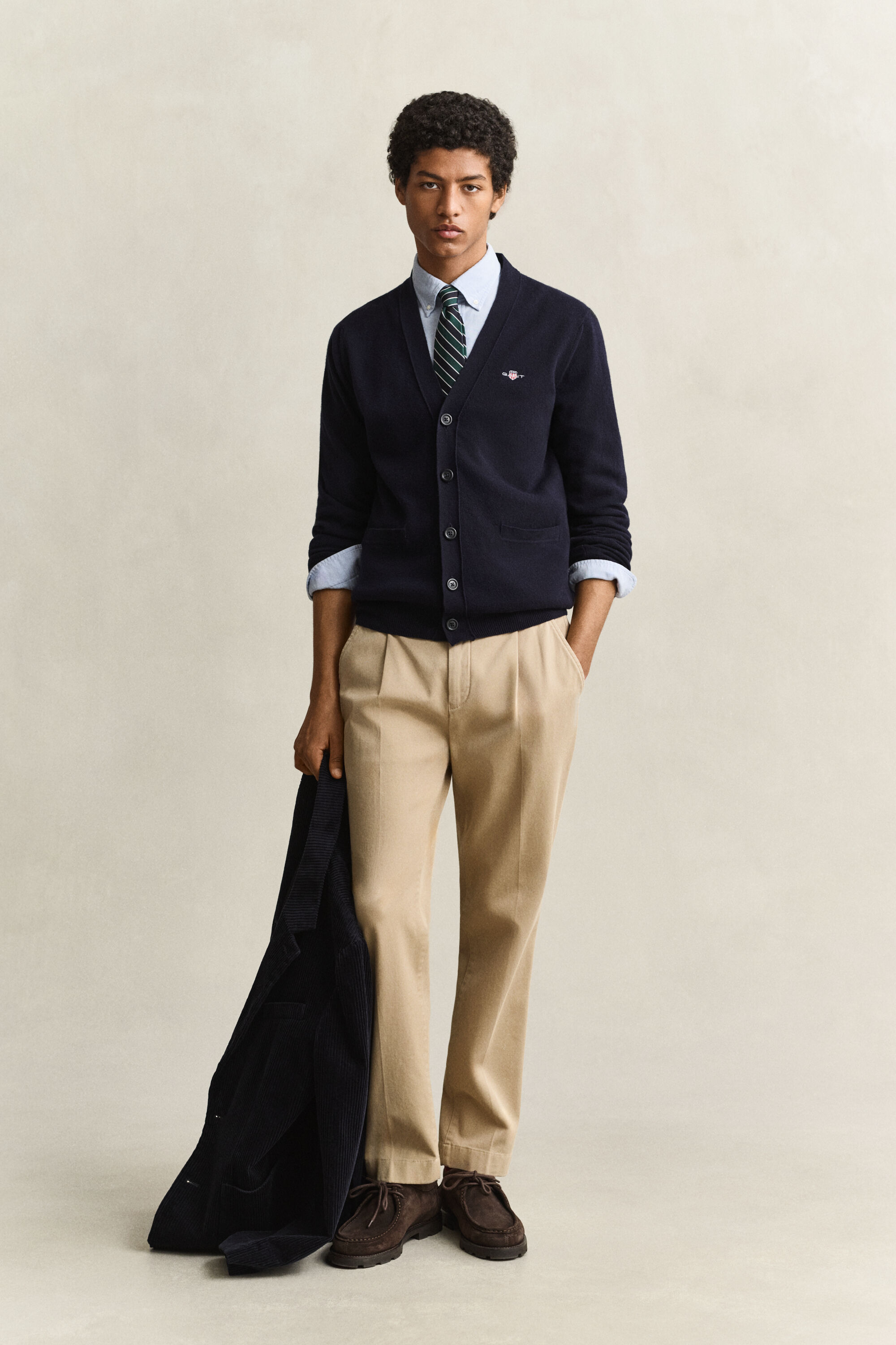Lambswool V-Neck Cardigan