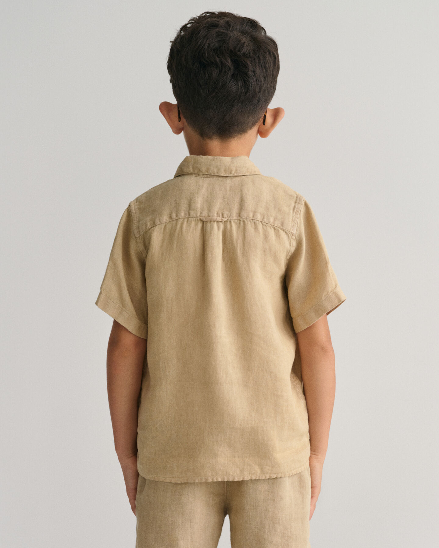 Kids Linen Short Sleeve Shirt