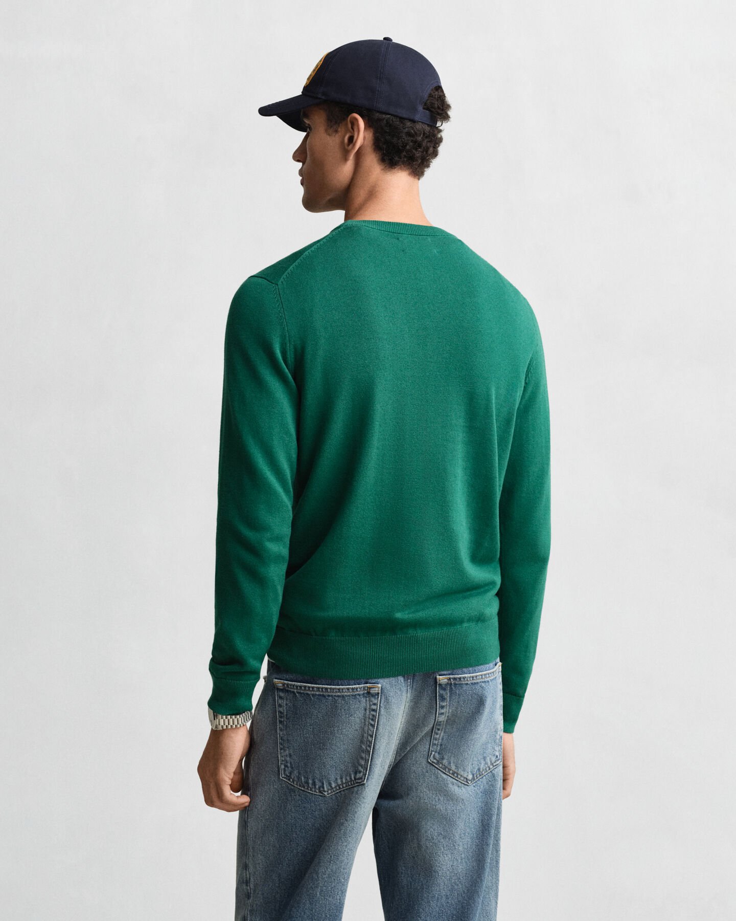 Classic Cotton Crew Neck Sweater