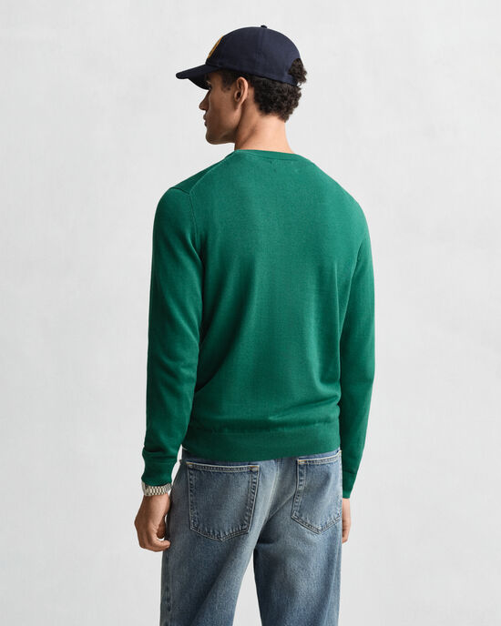 Classic Cotton Crew Neck Sweater